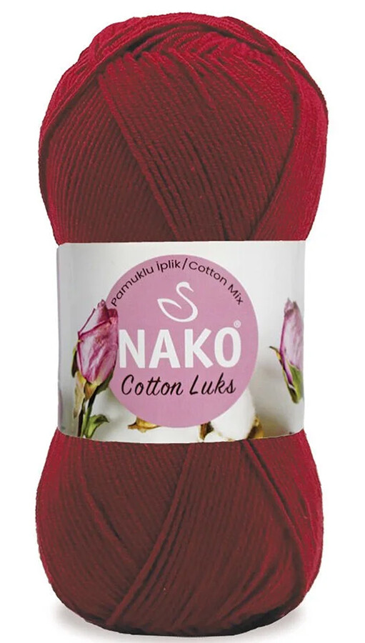 NAKO,COTTON LUKS 97575 BORDO - NAKO