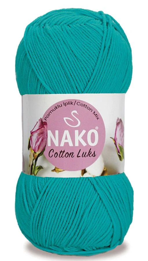 NAKO,COTTON LUKS 97581 KOYU TURKUAZ - NAKO