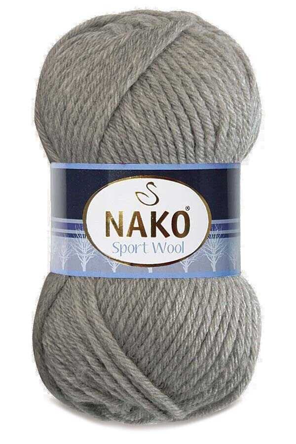 NAKO,SPORT WOOL 10342 GRİ - NAKO