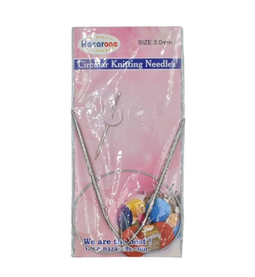 NAZARONE,40 CM ÇELİK MİSİNALI ŞİŞ NO:03 - NAZARONE