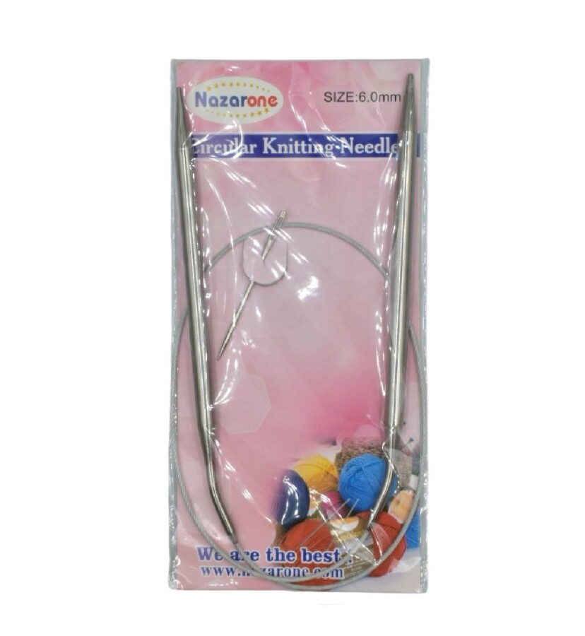 NAZARONE,60 CM ÇELİK MİSİNALI ŞİŞ NO:06 - NAZARONE