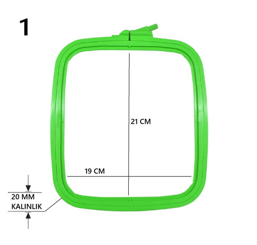 NURGE,3 NO KARE PLASTİK KASNAK (170-13) - NURGE