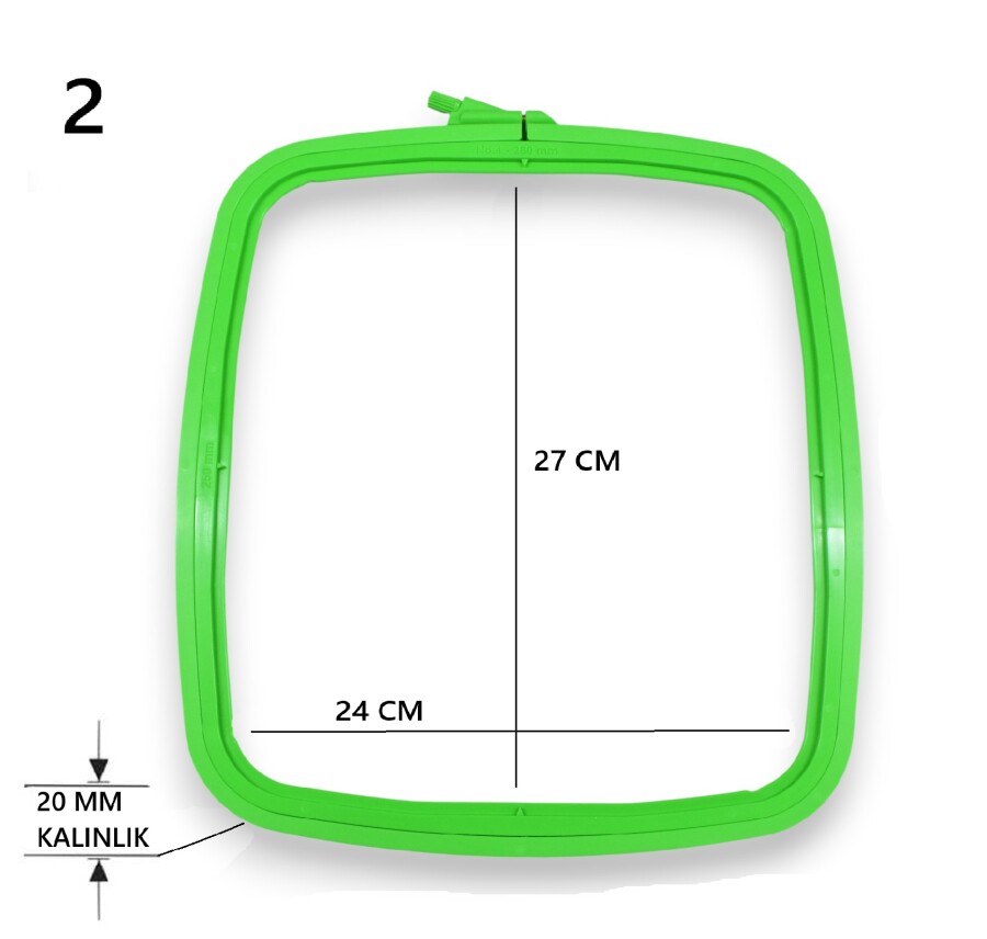NURGE,4 NO KARE PLASTİK KASNAK (170-14) - NURGE (1)