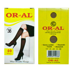 ORAL,SPOR PANTALON SARI KUTU RENK NO:38 - Oral