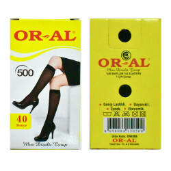 ORAL,SPOR PANTOLON SARI KUTU RENK NO:500 - Oral