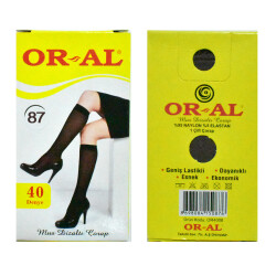ORAL,SPOR PANTALON SARI KUTU RENK NO:87 - Oral