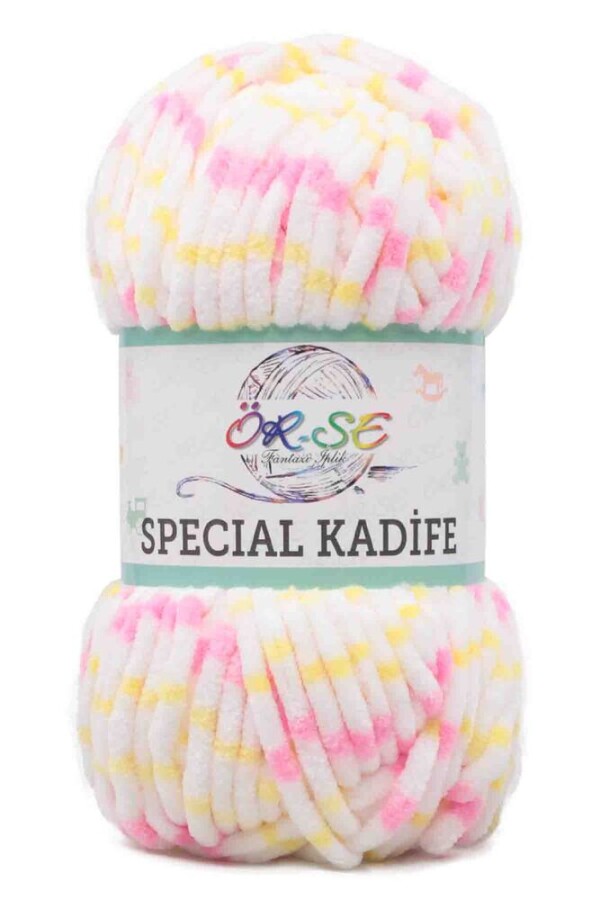 ÖRSE,LUX KADIFE DEGRADE 44201 BEYAZ.SARI.PEMBE - ÖRSE