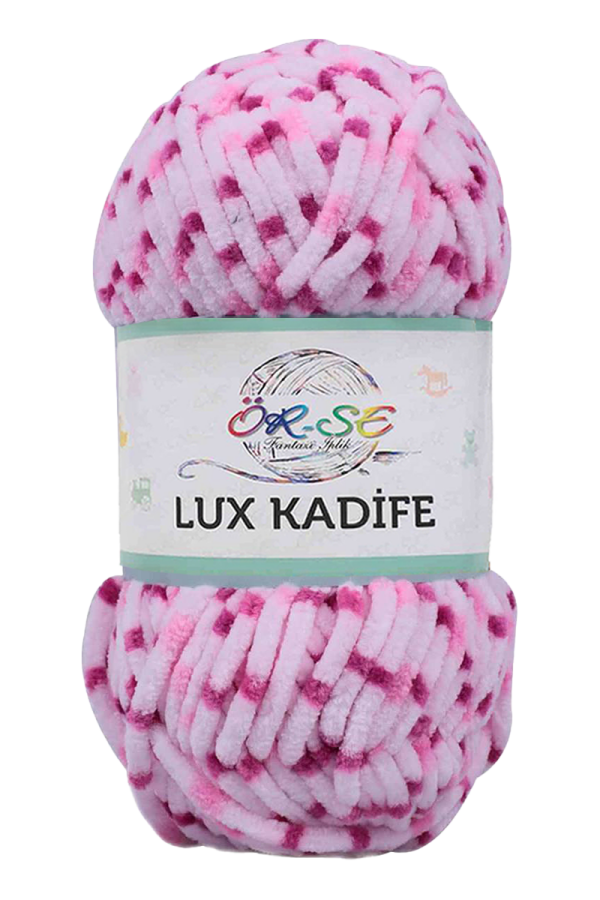 ÖRSE,LUX KADIFE DEGRADE 44233 BEYAZ.PEMBE.FUŞYA - ÖRSE