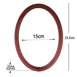 NURGE,OVAL PLASTİK KASNAK 170-7 - NURGE