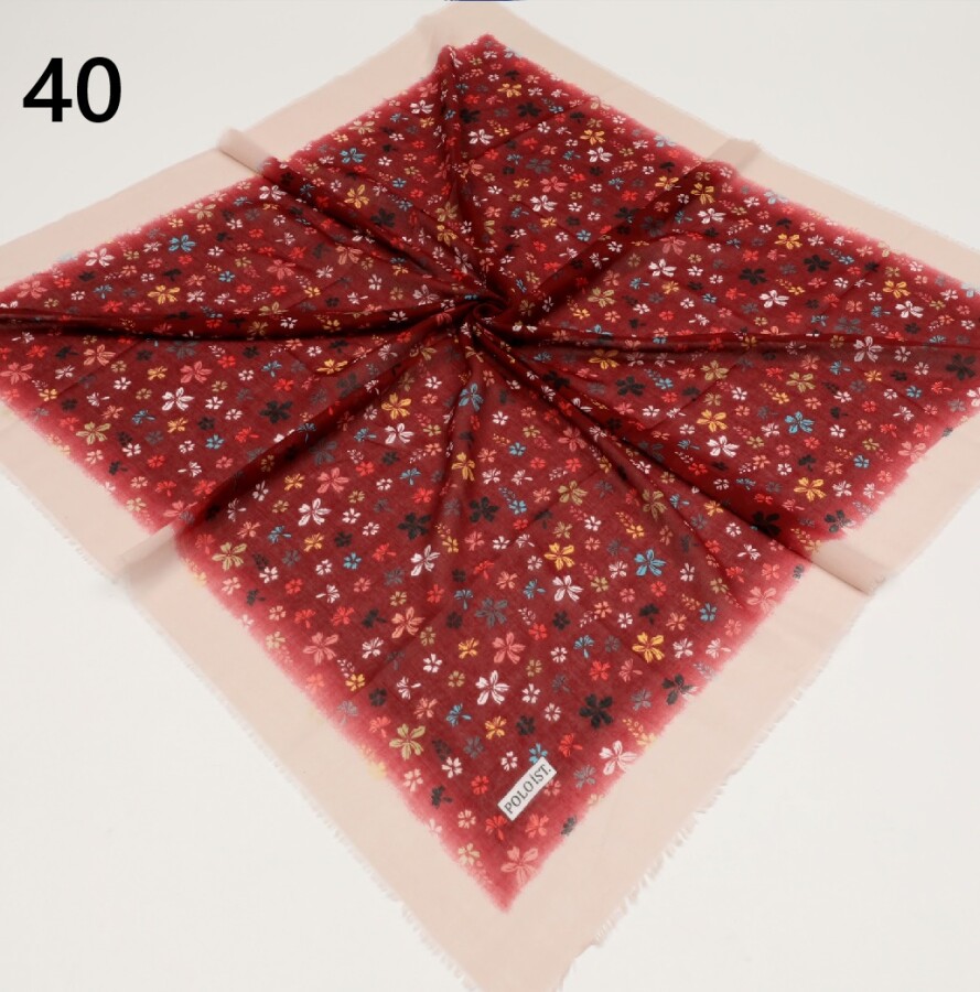 POLOİST,ÇEKME COTTON EŞARP - 40