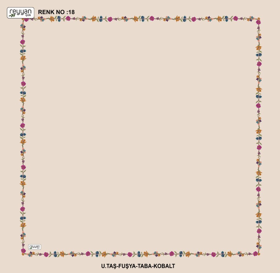 REYYAN,DESENLİ YAZMA 100 CM RENK NO 18 - REYYAN