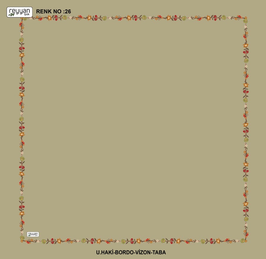 REYYAN,DESENLİ YAZMA 100 CM RENK NO 26 - REYYAN