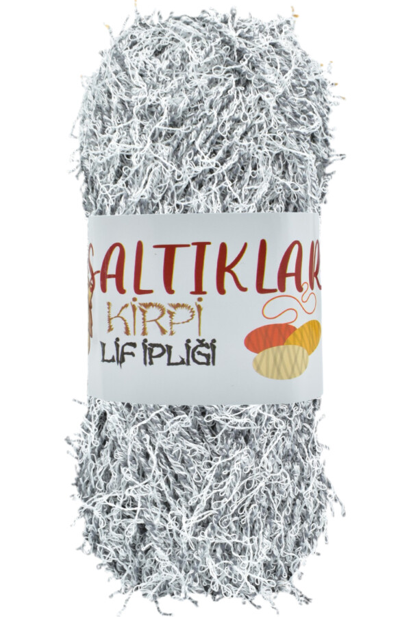 SALTIKLAR,KİRPİ SAKAL LİF İPLİĞİ 0036 GRİ - SALTIKLAR