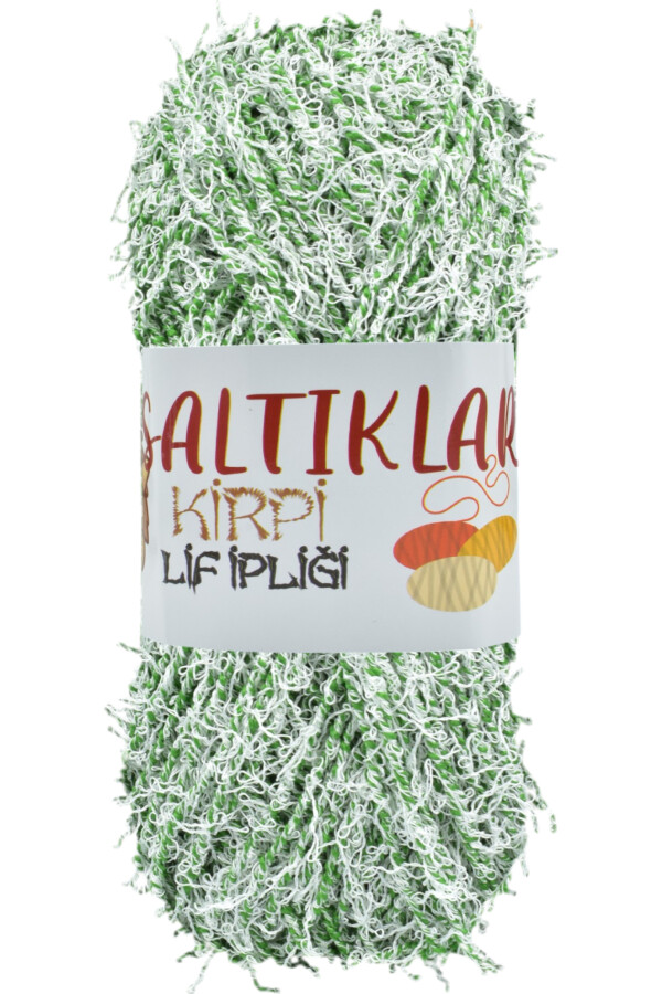 SALTIKLAR,KİRPİ SAKAL LİF İPLİĞİ 0041 TABUT YEŞİLİ - SALTIKLAR
