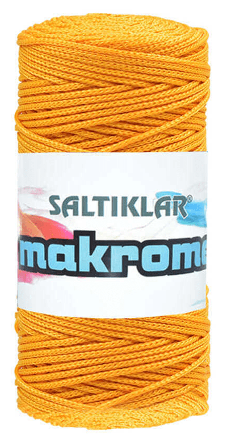 SALTIKLAR,POLYESTER MAKROME 0058 KOYU SARI - SALTIKLAR
