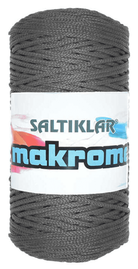 SALTIKLAR,POLYESTER MAKROME 0423 KOYU GRİ - SALTIKLAR