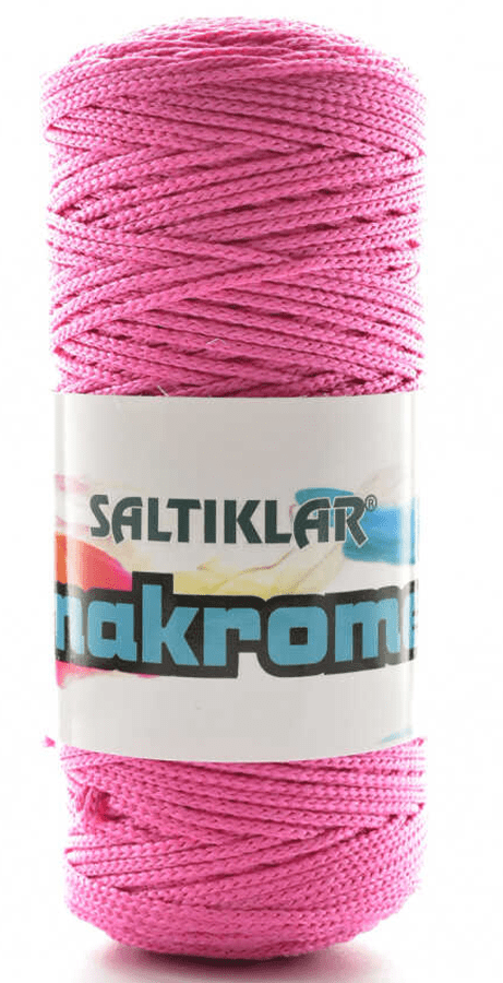 SALTIKLAR,POLYESTER MAKROME 1538 ÇİNGENE PEMBE - SALTIKLAR