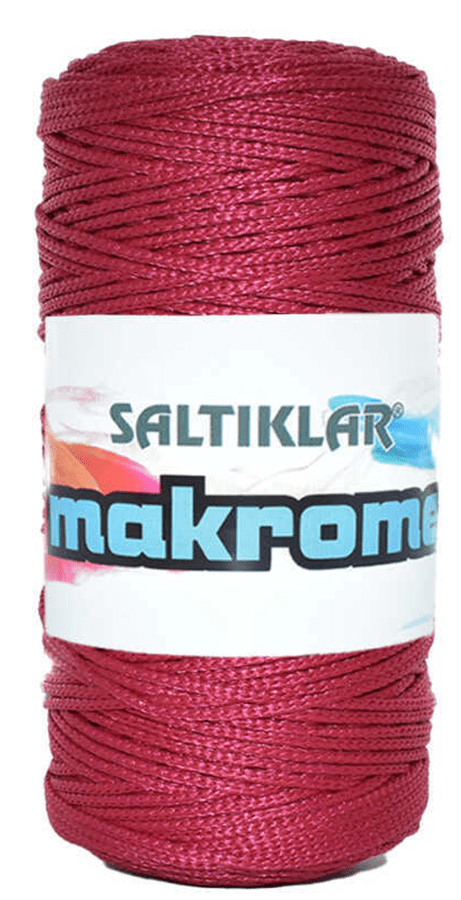 SALTIKLAR,POLYESTER MAKROME 1845 KOYU KIRMIZI - SALTIKLAR