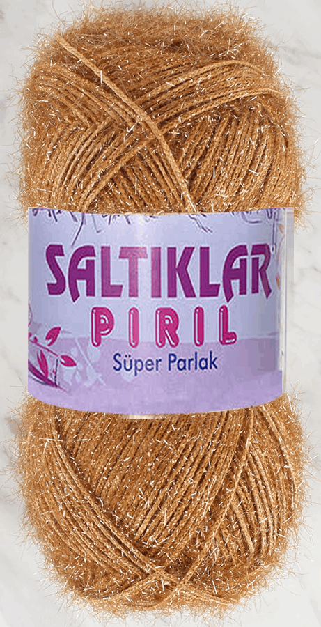 SALTIKLAR,SİMLİ KRİSTAL 0054 SÜTLÜ KAHVE - SALTIKLAR