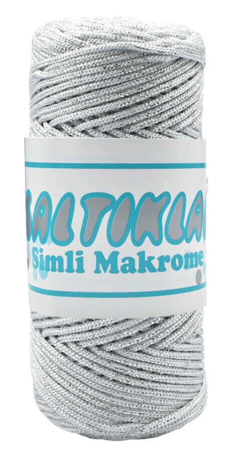 SALTIKLAR,SİMLİ POLYESTER MAKROME SG 0001 BEYAZ - SALTIKLAR
