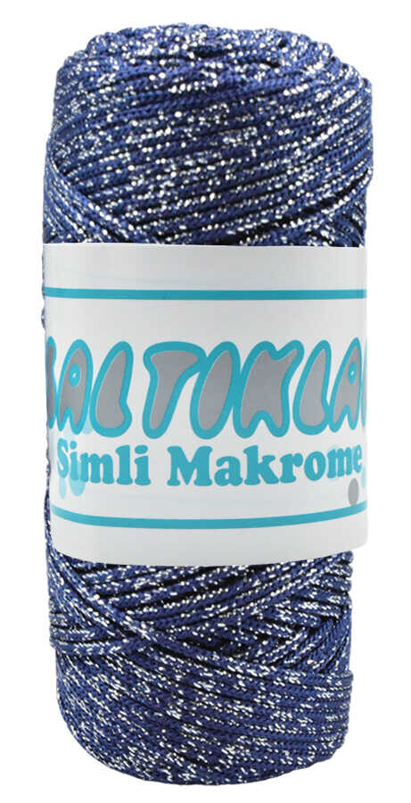 SALTIKLAR,SİMLİ POLYESTER MAKROME SG 0370 LACİVERT - SALTIKLAR