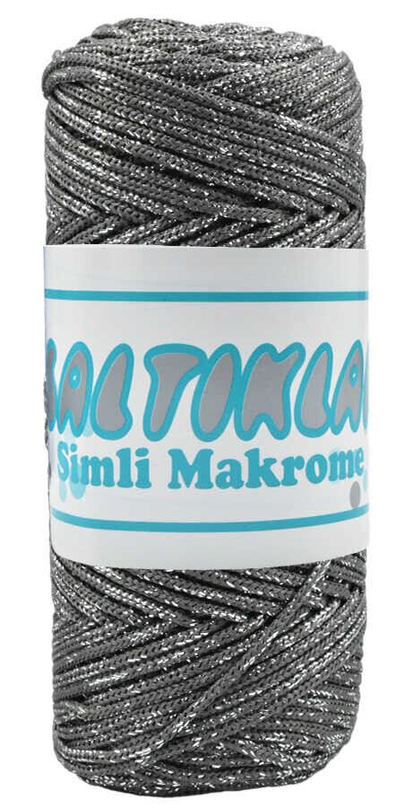 SALTIKLAR,SİMLİ POLYESTER MAKROME SG 0420 AÇIK GRİ - SALTIKLAR