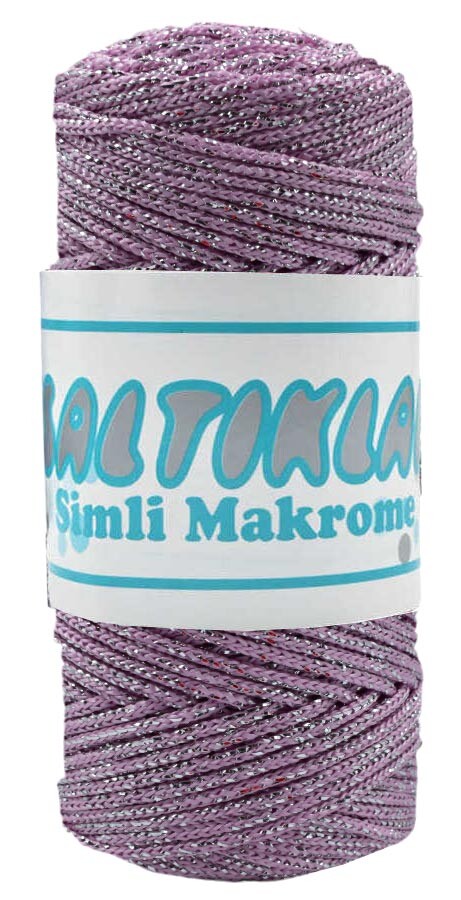 SALTIKLAR,SİMLİ POLYESTER MAKROME SG 1535 ORTA PEMBE - SALTIKLAR