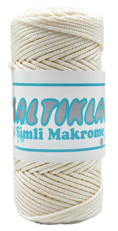 SALTIKLAR,SİMLİ POLYESTER MAKROME SS 0271 KREM - SALTIKLAR