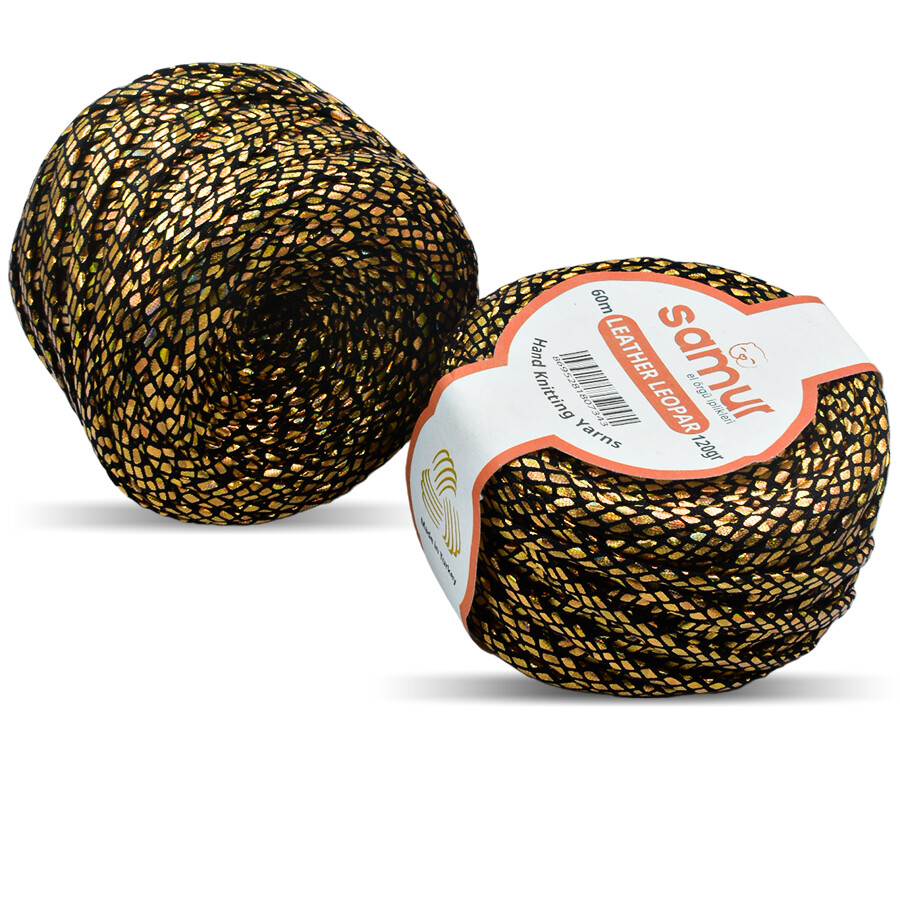 SAMUR,DERİ LEOPAR 02 SARI - SAMUR