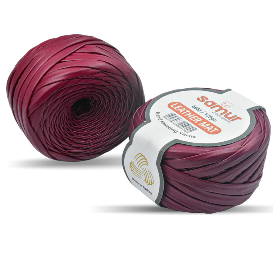 SAMUR,DERİ MAT LYM30 BORDO - SAMUR