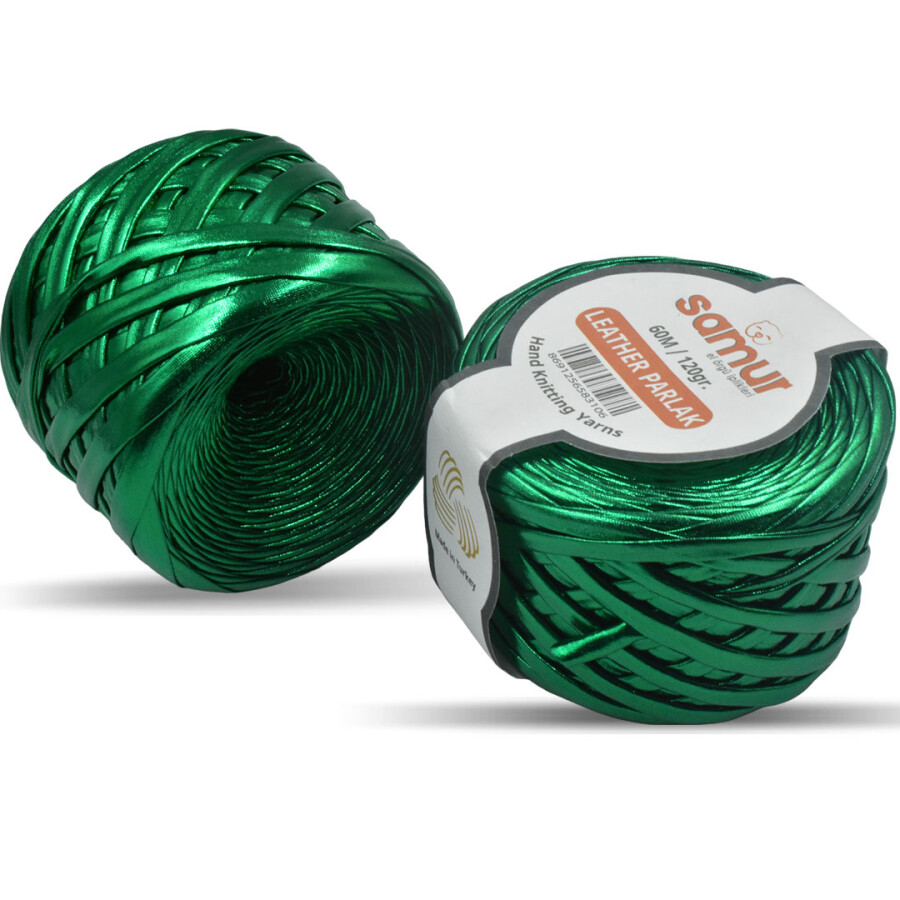 SAMUR,DERİ PARLAK LY08 YEŞİL - SAMUR