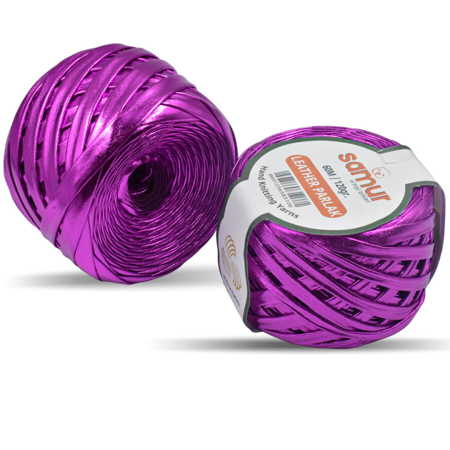 SAMUR,DERİ PARLAK LY12 PEMBE - SAMUR