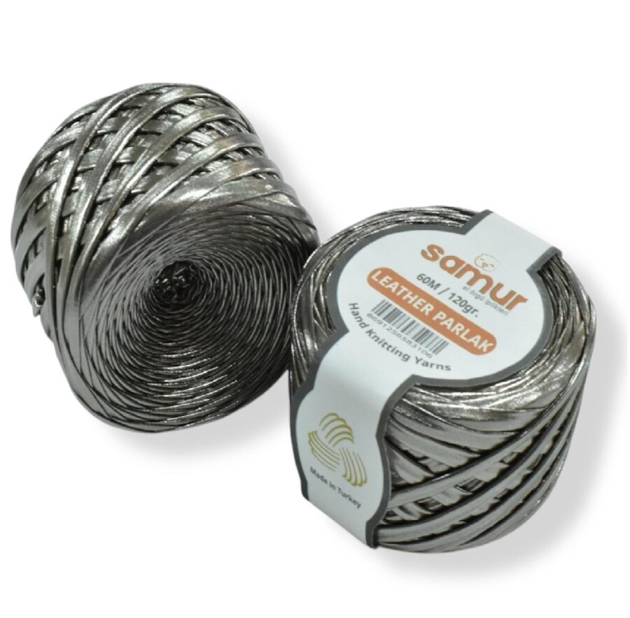 SAMUR,DERİ PARLAK LY16 ANTRASİT - SAMUR