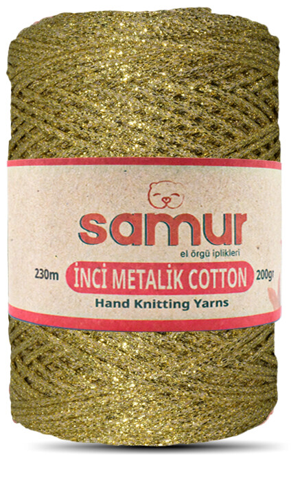 SAMUR,METALİC COTTON L103 SARI - SAMUR