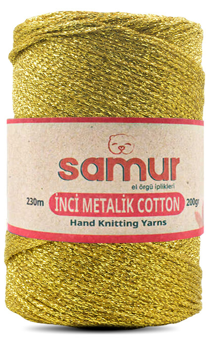 SAMUR,METALİC COTTON L104 ALTIN - SAMUR