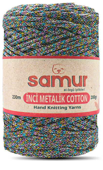 SAMUR,METALİC COTTON L105 GÖKKUŞAĞI - SAMUR