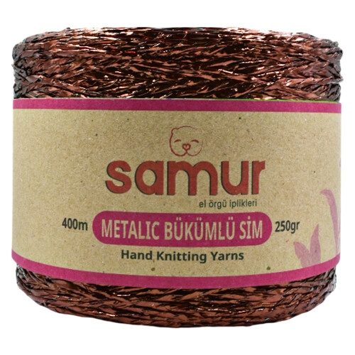 SAMUR,METALİK SİM 230 KAHVE - SAMUR
