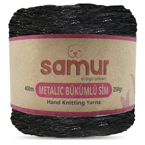 SAMUR,METALİK SİM 240 SİYAH - SAMUR