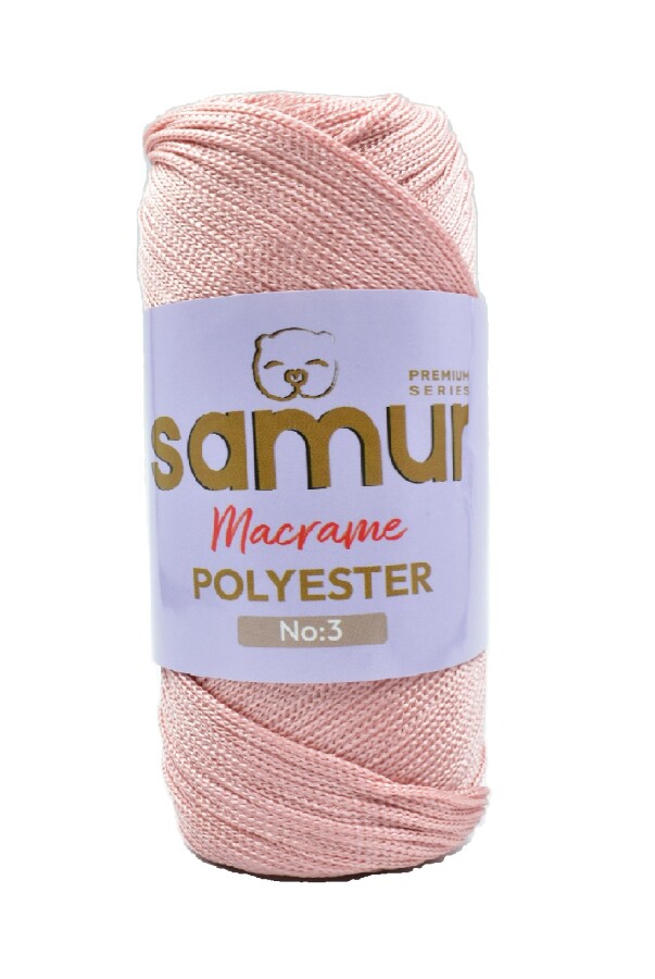 SAMUR,3 NO POLYESTER MAKROME 0072 PUDRA - SAMUR