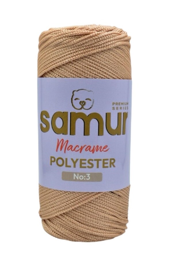 SAMUR,3 NO POLYESTER MAKROME 0110 BEJ - SAMUR