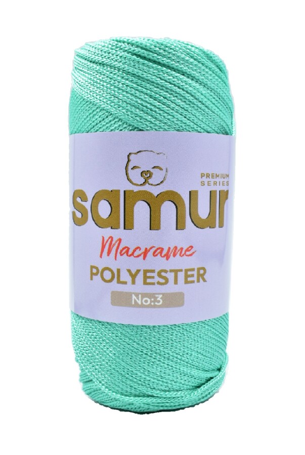 SAMUR,3 NO POLYESTER MAKROME 0169 YEŞİL - SAMUR