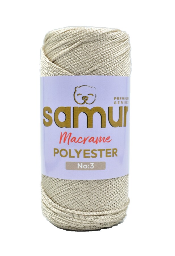 SAMUR,3 NO POLYESTER MAKROME 0227 VİZON - SAMUR