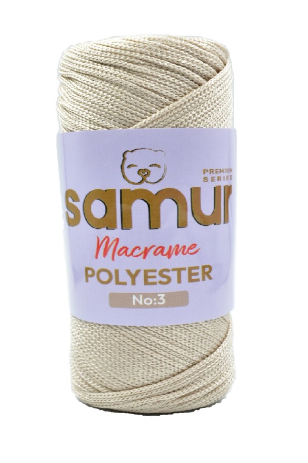 SAMUR,3 NO POLYESTER MAKROME 0260 BEJ - SAMUR