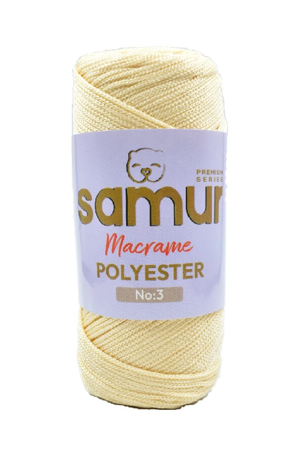 SAMUR,3 NO POLYESTER MAKROME 0270 AÇIK BEJ - SAMUR