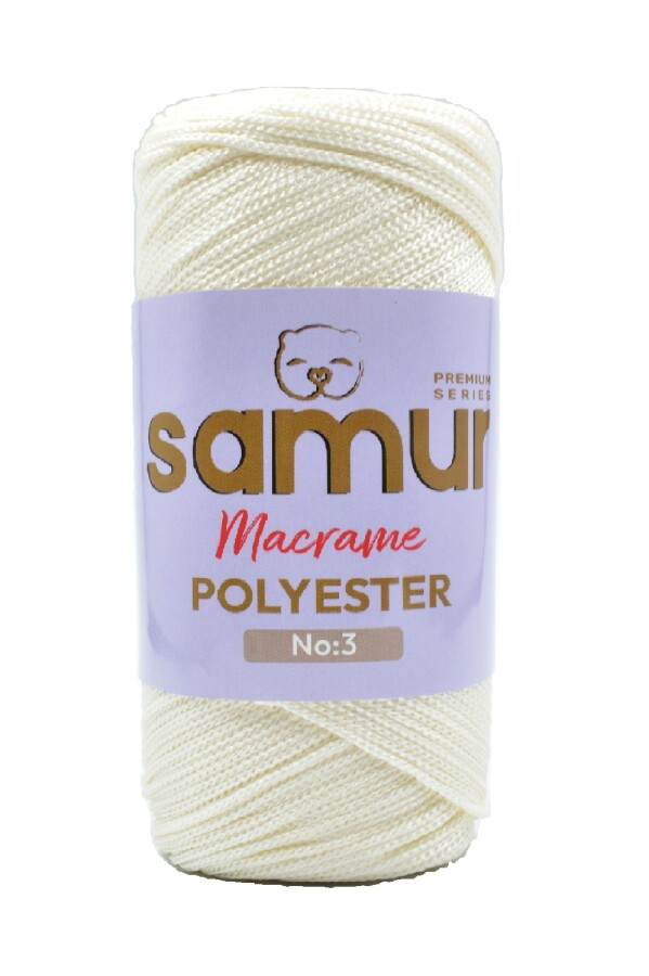 SAMUR,3 NO POLYESTER MAKROME 0271 KREM - SAMUR