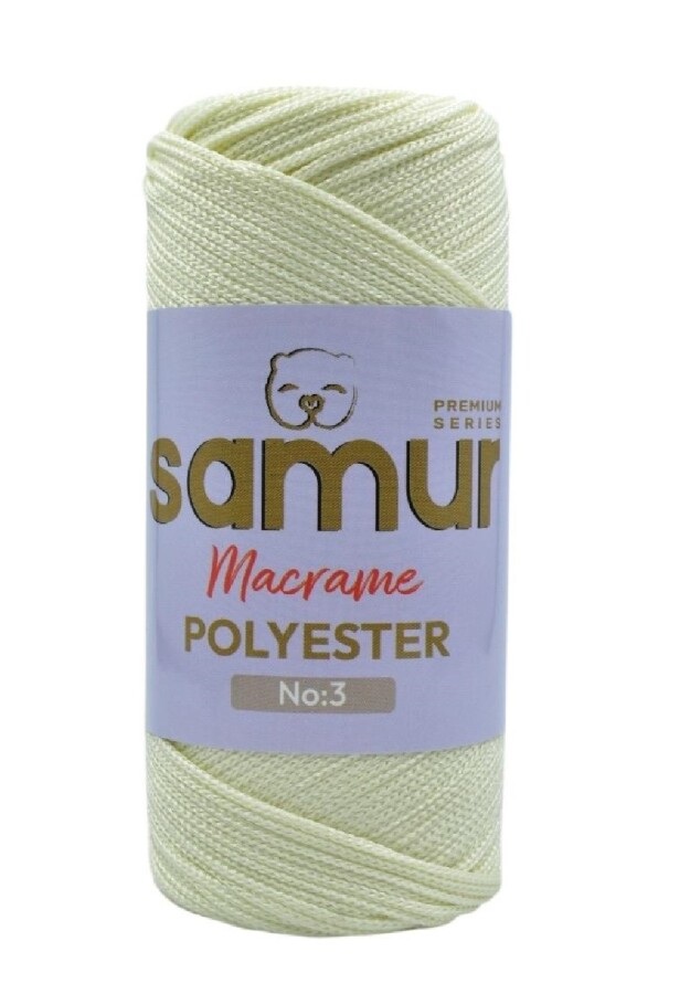 SAMUR,3 NO POLYESTER MAKROME 0275 KREM - SAMUR