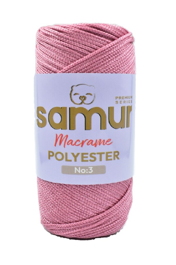 SAMUR,3 NO POLYESTER MAKROME 0350 GÜL - SAMUR