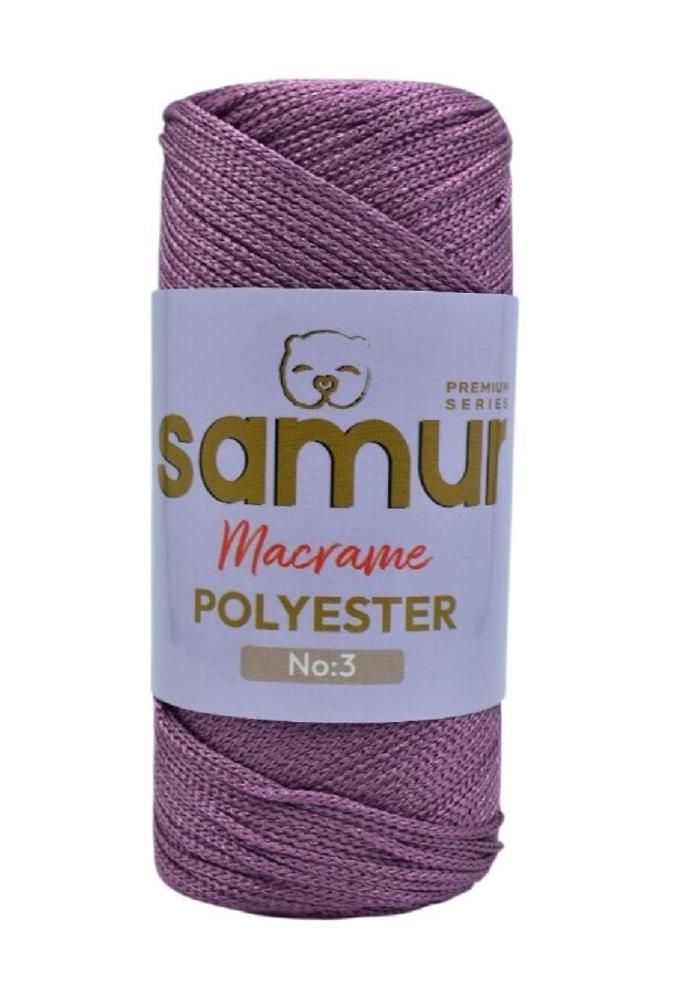 SAMUR,3 NO POLYESTER MAKROME 0543 MOR - SAMUR