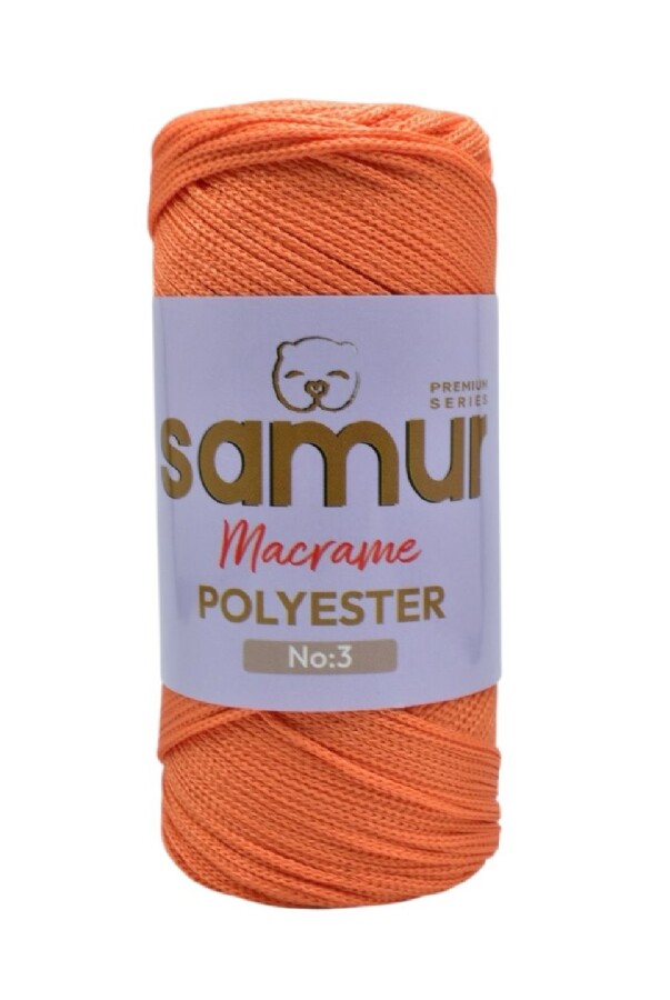 SAMUR,3 NO POLYESTER MAKROME 1020 PORTAKAL - SAMUR