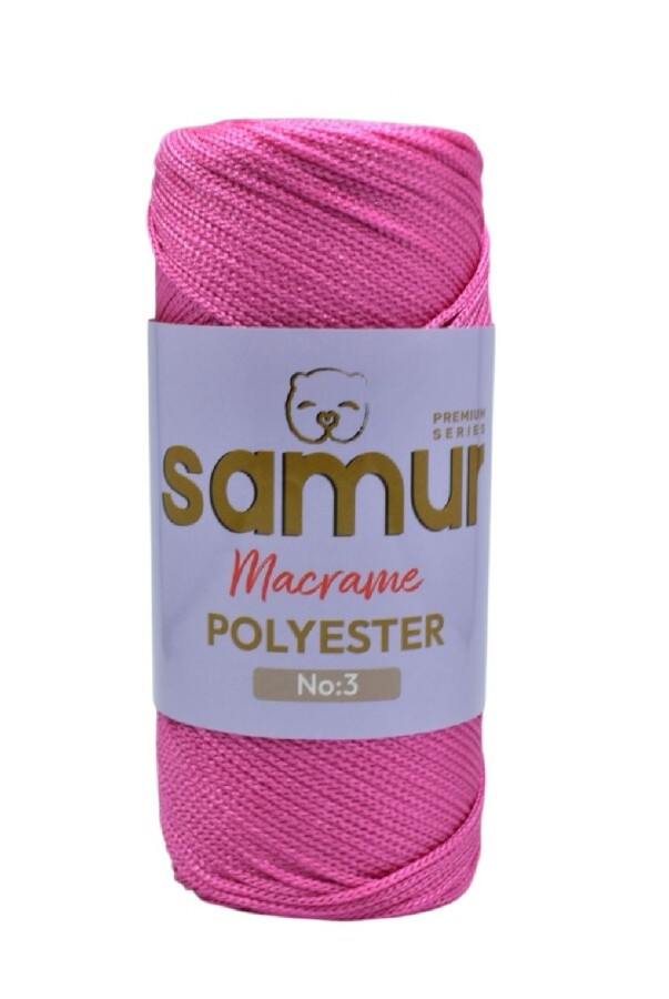SAMUR,3 NO POLYESTER MAKROME 1538 FUŞYA - SAMUR